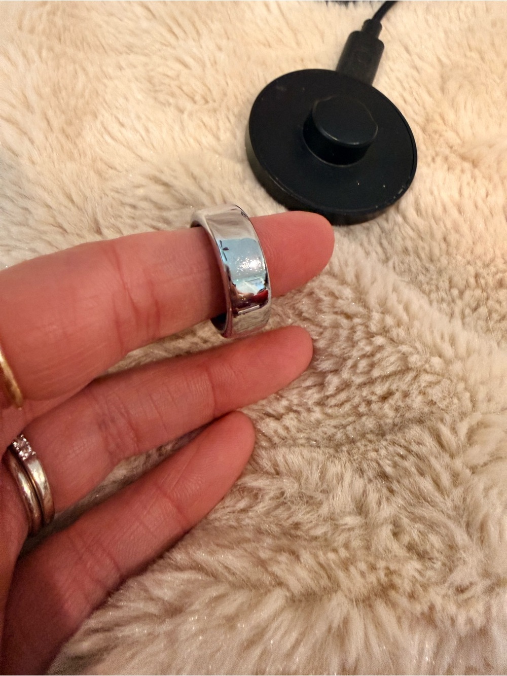 Oura Ring Horizon Gen 3- Silver (size 8)